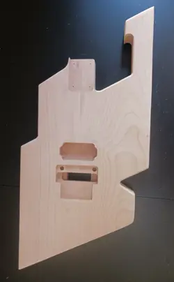 ALDER HYDRA GUITAR BODY FLOYD ROSE FENDER STRAT NECK POCKET CHARVEL STYLE 1 3/4