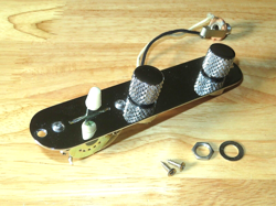 CHROME FENDER  TELECASTER CONTROL POTS HARNESS