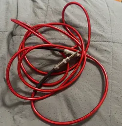 GENUINE FENDER ORIGINAL SERIES INSTRUMENT/GUITAR CABLE, FIESTA RED