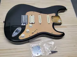 STARCASTER BY FENDER (INDONESIA) STRATOCASTER GUITAR BODY - BLACK