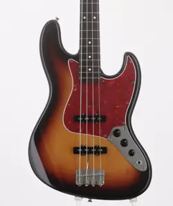 FENDER JAPAN JB62-80 3-TONE SUNBURST USED 1993-1994 ALDER BODY W/SOFT CASE