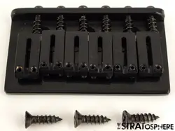 FENDER JIM ROOT JAZZMASTER BLACK BRIDGE GUITAR PARTS BLACK