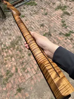 ROSEWOOD STAINLESS STEEL 22FRETS FENDER STRAT ROASTED FLAME MAPLE GUITAR NECK