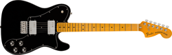 FENDER AMERICAN VINTAGE II 1975 TELE DELUXE, MAPLE FINGERBOARD, BLACK