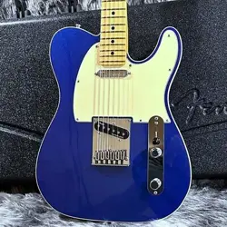 FENDER  AMERICAN ULTRA TELECASTER COBRA BLUE USED ELECTRIC GUITAR