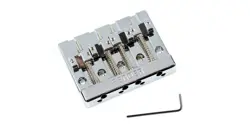 FENDER HIGH MASS BASS BRIDGE BRASS SADDLES CHROME