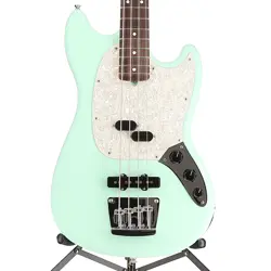 FENDER AMERICAN PERFORMER MUSTANG BASS GUITAR - SATIN SURF GREEN