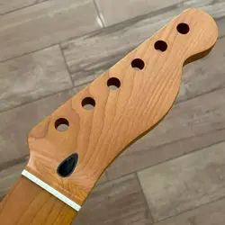 STAINLESS 22 FRET ROASTED MAPLE GUITAR NECK NITRO FOR DIY FENDER TL TELE