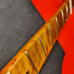 ROASTED MAPLE TELE NECK FITS FENDER TELECASTER BODY 22 FRETS MODERN GLOSS