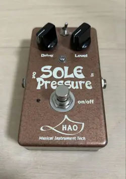 HAO SOLE PRESSURE OVERDRIVE GUITAR EFFECTS PEDAL FENDER TWEED STYLE USED