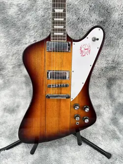 IN STOCK FIREBIRD PATTERN ELECTRIC GUITAR CHROME PARTS WHITE FENDER