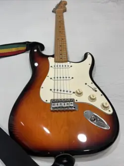 USED FENDER STANDARD STRATOCASTER SOLID BODY ELECTRIC GUITAR