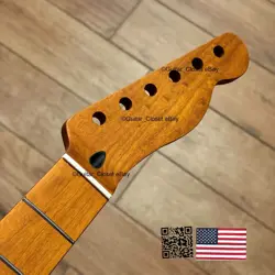 ROASTED MAPLE TELE NECK NITRO SATIN FITS TELECASTER WARMOTH FENDER TM02D