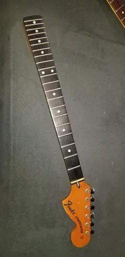 VINTAGE 1972 FENDER STRATOCASTER GUITAR NECK W/ORIGINAL TUNERS