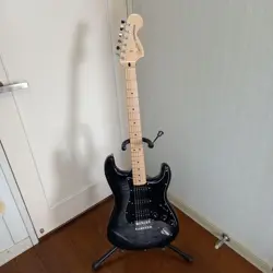 SQUIER AFFINITY BY FENDER  FMT  HSS STRATOCASTER - BLACK W/CASE FROM JAPAN