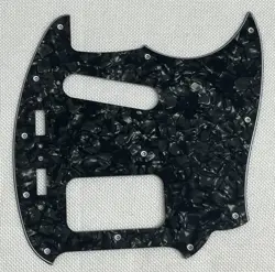 BLACK PEARL 4 PLY FOR FIT FENDER KURT COBAIN MUSTANG HS STYLE GUITAR PICKGUARD
