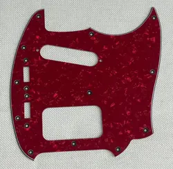 RED PEARL 4 PLY FOR FIT FENDER KURT COBAIN MUSTANG HS STYLE GUITAR PICKGUARD