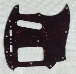 BROWN TORTOISE FOR FIT FENDER KURT COBAIN MUSTANG HS STYLE GUITAR PICKGUARD