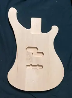 CUSTOM PJ BASS GUITAR BODY BASSWOOD KIP RIK SPKTR COMPATIBLE W/ WARMOTH & FENDER