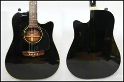 ELECTRIC ACOUSTIC GUITAR FENDER MODEL LA BREA BLACK 90'S VINTAGE MADE IN KOREA