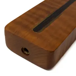 MAPLE GUITAR NECK ONE-PIECE NECK MATTE TIGER STRIPE FINISH,FOR FENDER TELE