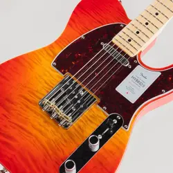 FENDER 2024 COLLECTION MIJ HYBRID II TELECASTER SUNSET ORANGE TRANSPARENT NEW