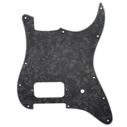 ONE HUMBUCKER GUITAR PICKGUARD  AM/MEX FENDER TOM DELONGE BLACK PEARLOID
