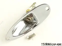 USED FENDER STRATOCASTER STRAT OUTPUT JACK + PLATE GUITAR PARTS