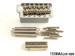 USED FENDER STANDARD STRAT STRATOCASTER TREMOLO GUITAR PARTS 6-POINT NO ARM