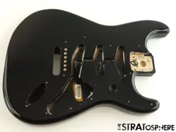 #27 USED 2010 FENDER STANDARD STRATOCASTER STRAT BODY, BLACK