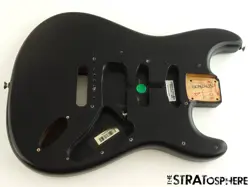 #25 USED 2010 FENDER AMERICAN HIGHWAY 1 STRATOCASTER STRAT BODY USA SATIN BLACK