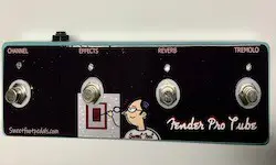 4 BUTTON SWITCH FOR FENDER PRO TUBE SERIES, LONG - HANDMADE IN USA