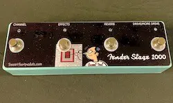 4 BUTTON SWITCH FOR FENDER STAGE 1000 STAGE 1600 (LONG) - HANDMADE IN USA