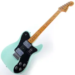 NEW FENDER MEX VINTERA II 70S TELECASTER DELUXE WITH TREMOLO (SURF GREEN) GUITAR