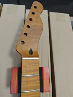 22 FRET TIGER ROASTED FLAME MAPLE ELECTRIC GUITAR NECK FOR FENDER TELECASTER TL