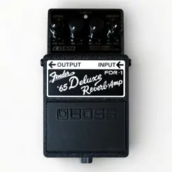 BOSS FDR-1 FENDER 65 DELUXE REVERB AMP PEDAL 2608 TESTED & WORKS