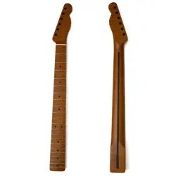GUITAR MAPLE NECK ONE-PIECE NECK MATTE TIGER STRIPE FINISH,FOR FENDER TELE