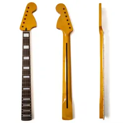 GUITAR MAPLE NECK 22 FRETS, ROSEWOOD FINGERBOARD BLOCK INLAYS,FOR FENDER STRAT