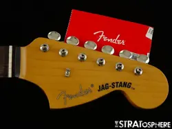 FENDER KURT COBAIN JAG-STANG NECK & TUNERS GUITAR PART ROSEWOOD
