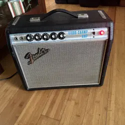 1969 FENDER VIBRO CHAMP AMPLIFIER SILVERFACE VERY NICE!!!~TESTED~READ ALL