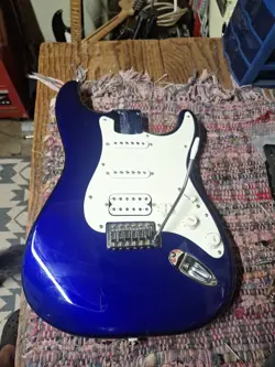 LOADED FENDER SQUIER AFFINITY STRATOCASTER BODY BLUE STRAT