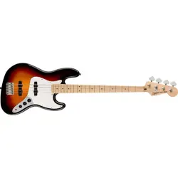 SQUIER BY FENDER AFFINITY SERIES JAZZ BASS, MAPLE FINGERBOARD, 3-COLOR SUNBURST