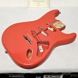 2022 FENDER AMERICAN VINTAGE II '61 STRATOCASTER BODY FIEST RED STRAT GUITAR USA