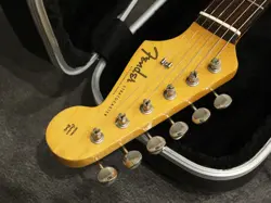 FENDER JAPAN 1983 ST62-65 JV SERIAL FIESTA RED REFINISH NO.DG895