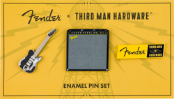 FENDER X THIRD MAN HARDWARE LAPEL PIN SET - 3 PINS