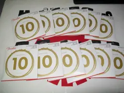 FENDER 80/20 BRONZE WOUND BALL END STRING 12-52 - 12 SETS