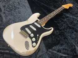 FENDER CUSTOM SHOP YAMANO LIMITED 1960 STRATOCASTER HEAVY RELIC WHITE BLONDE