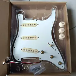 SSS PREWIRED LOADED STRAT PICKGUARD SET,ALNICO 5 1 PICKUPS SET FOR FENDER ST