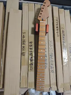 FULL SCALLOPED ROASTED MAPLE ST GUITAR NECK 22 FRET FOR FENDER START REPLACEMENT