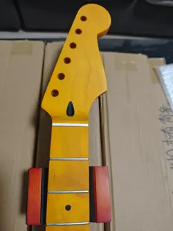 STRAT ELECTRIC GUITAR NECK 22 FRETS CANADA MAPLE NITRO SATIN FITS FOR FENDER ST